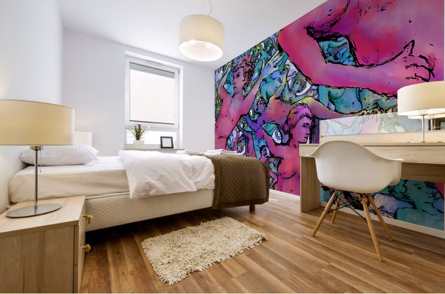 Free Fall FINAL Mural print