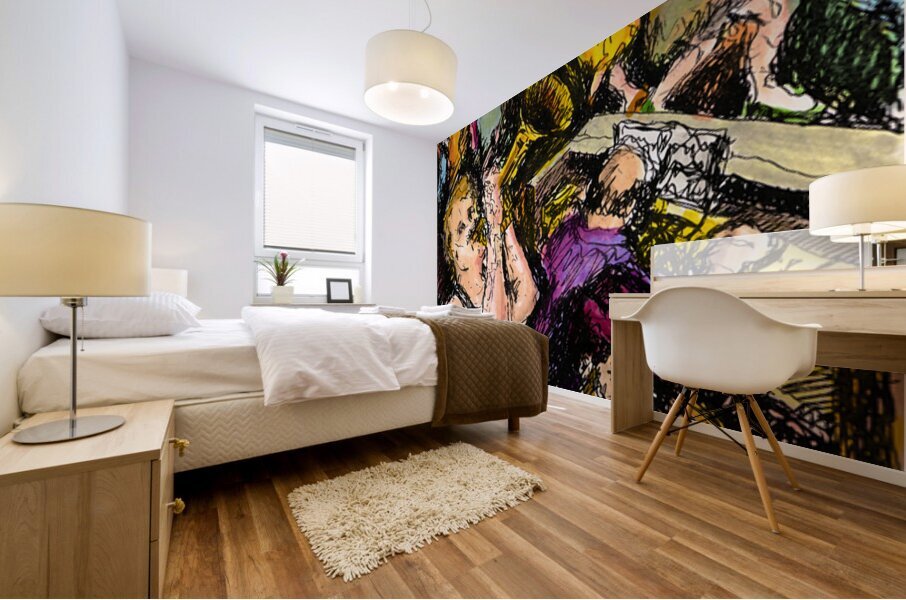 JAZZ NIGHT OPT Mural print