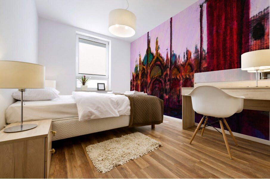 3 by 4 aspect ratio   Piazza San Marco     Venice Mural print