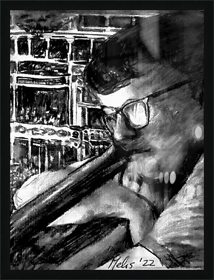 Sketch Portrait | Marc Melis Picture Frame print