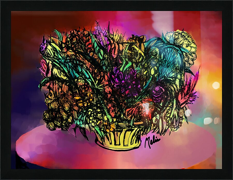 WILDFL 1 Picture Frame print