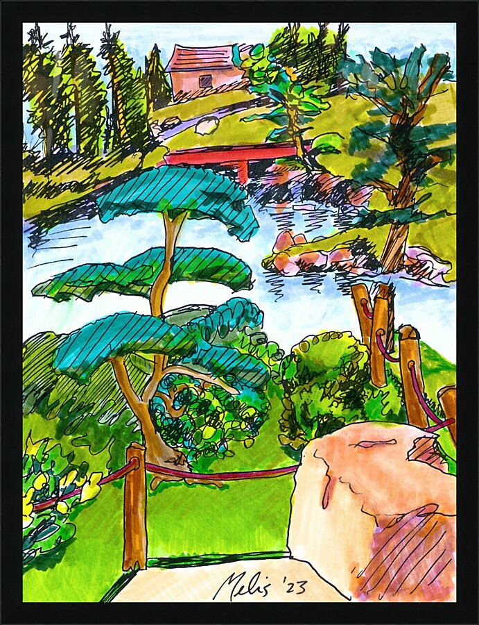 JAPANE 1 Picture Frame print