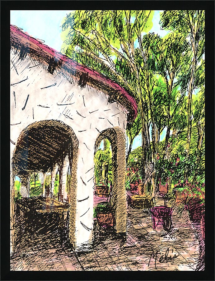 SANTAM 1 Picture Frame print