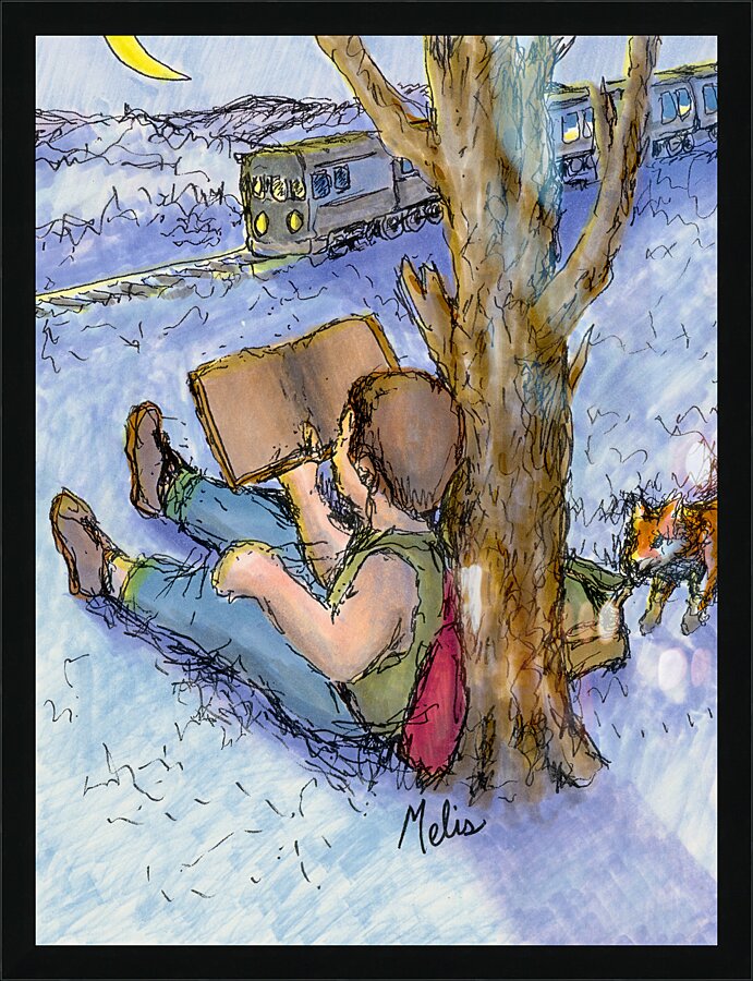 POETRY 1 Picture Frame print