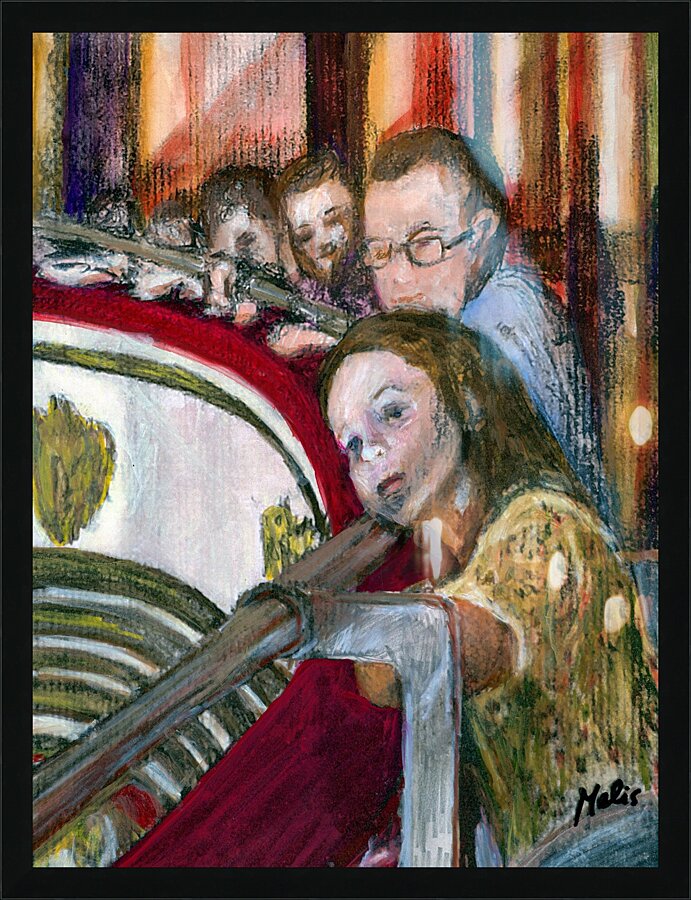 NIGHTA 1 Picture Frame print