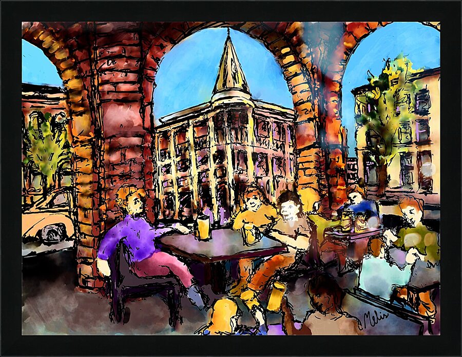 Weatherford Hotel Flagstaff   final x 6 jpg 7 Picture Frame print