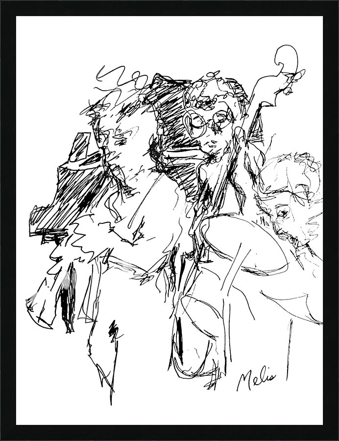 20241126 230714 6   Jazz west Picture Frame print