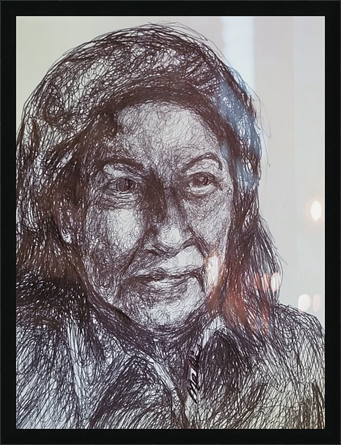 Sketch Portrait | Marc Melis Picture Frame print