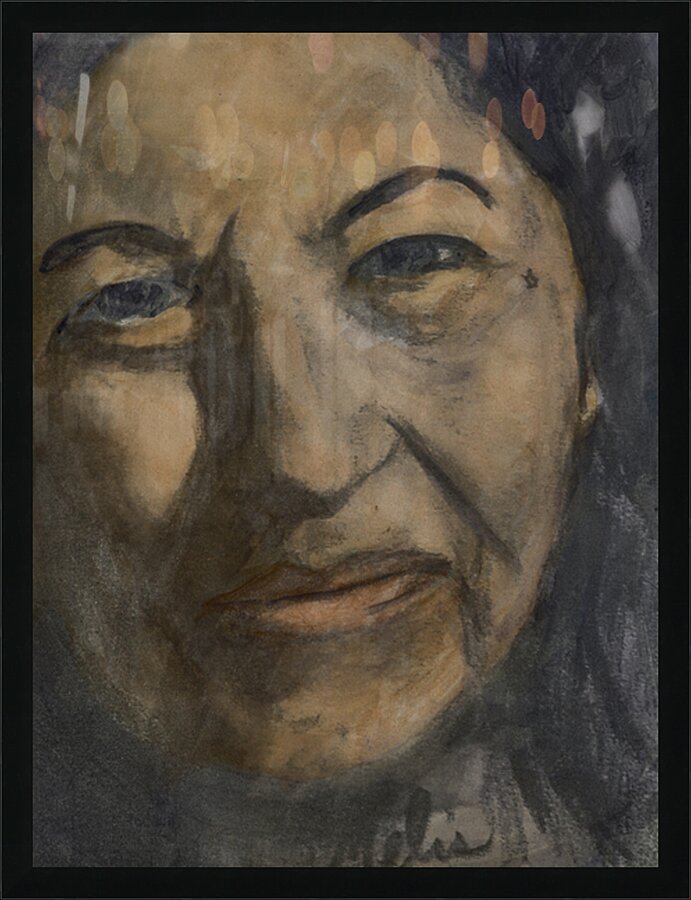 Veronica s Smile 16x12 Marc  Melis   20250617   A Picture Frame print