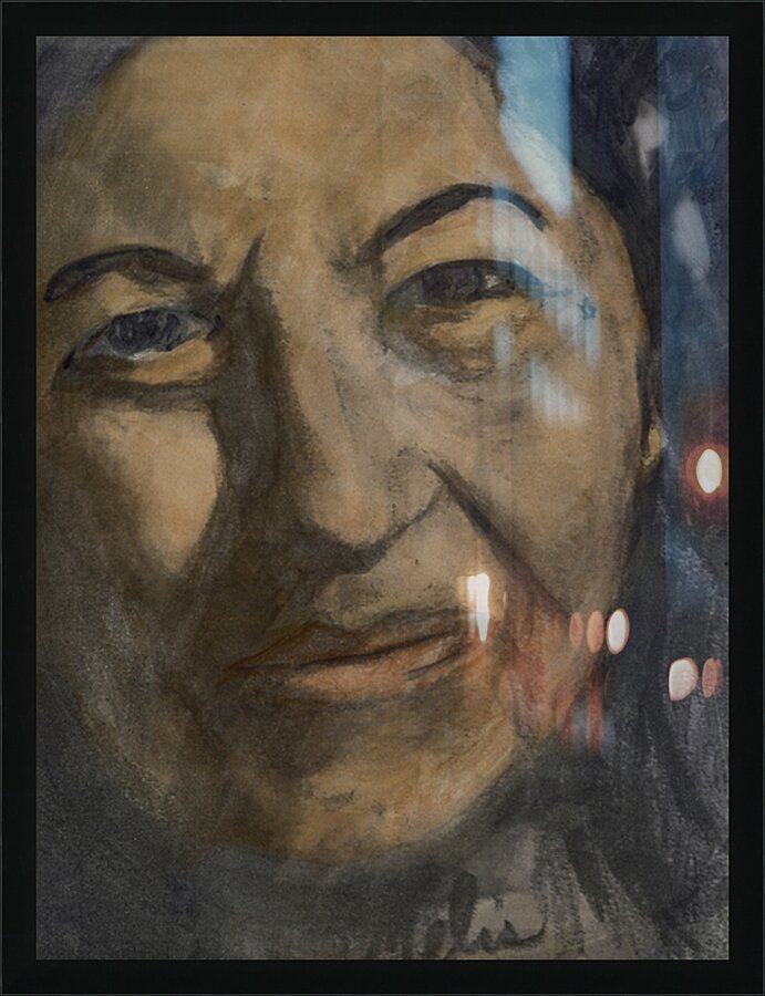 Veronica s Smile 16x12 Marc  Melis   20250617   A Picture Frame print