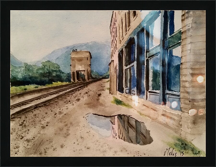 3 by 4 aspect ratio   Thurmond WV     PSX 2025030 Picture Frame print