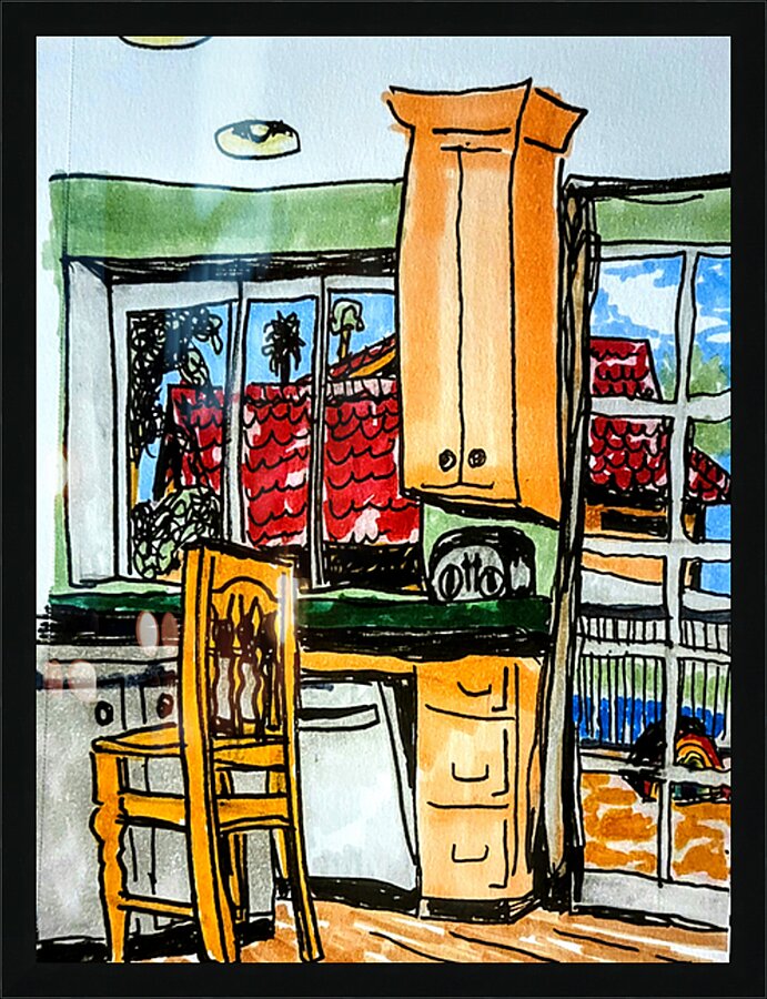 3 by 4 aspect ratio     kitchen     20230805 0026 Picture Frame print