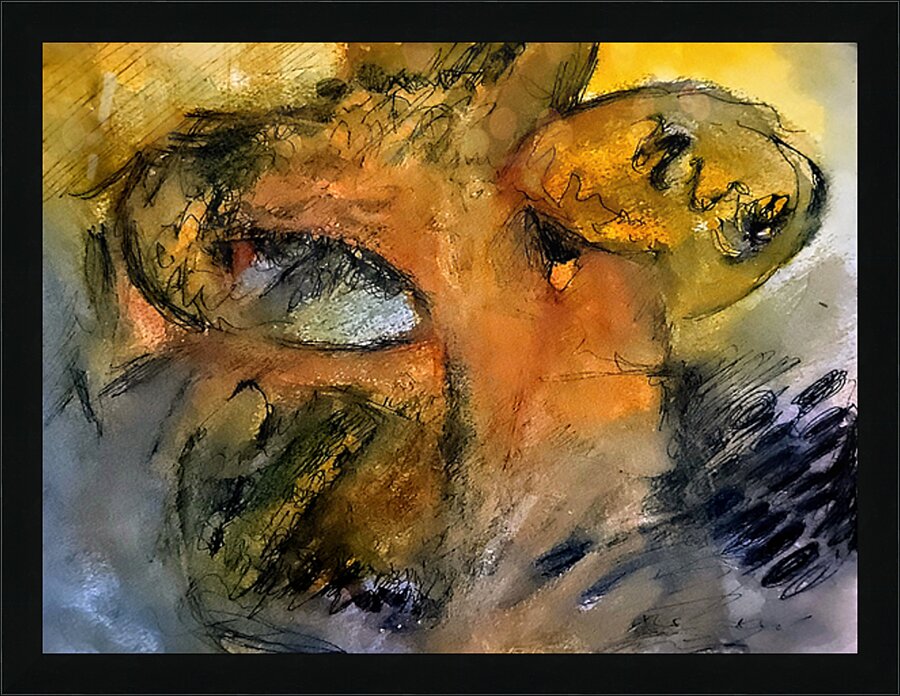 3 by 4 aspect ratio --- Abstract Tree   20240701 181546 4 Picture Frame print