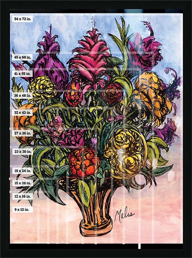 Art Fair Marketing Material   Sizng Example Canva Picture Frame print