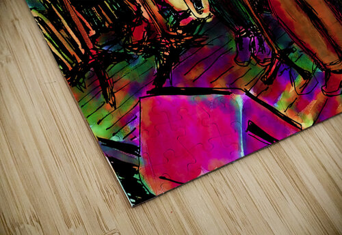 Bad Cactus Brass Band     West Alley BBQ   Mural Marc Melis puzzle