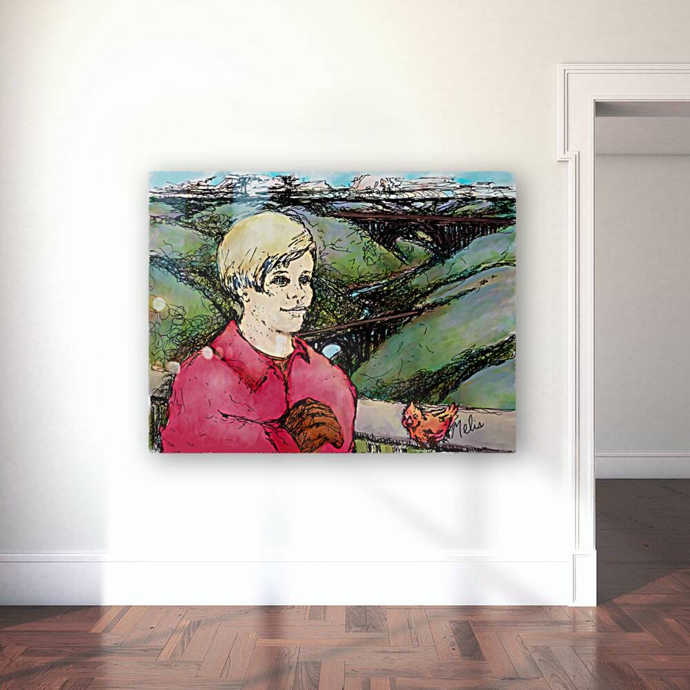 New River Overlook Reproduction