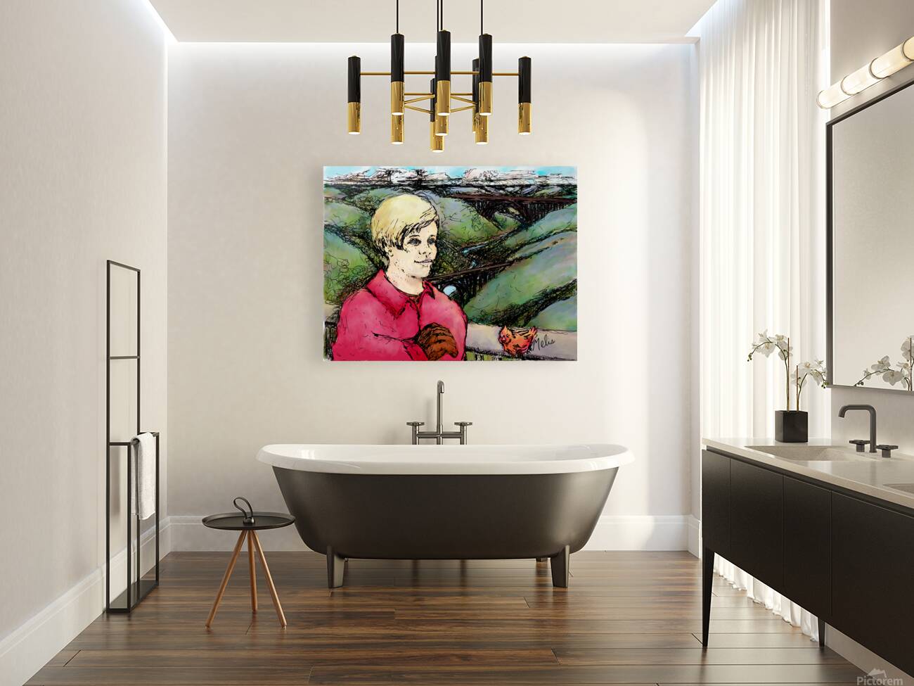 Child at New River   final 9 1 2024 final x 2 w Reproduction