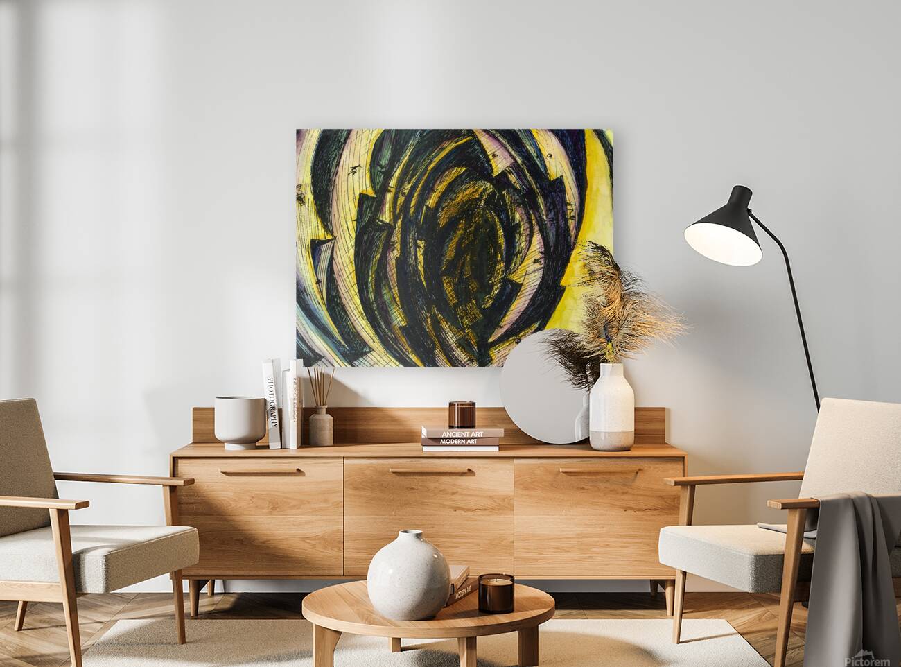 Moonlight Sonata   Abstract 16x12 Marc  Melis   2 Reproduction