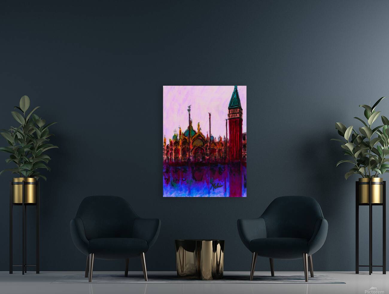 3 by 4 aspect ratio   Piazza San Marco     Venice Reproduction