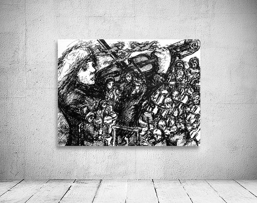 Violinist with Orchestra Wall Preview