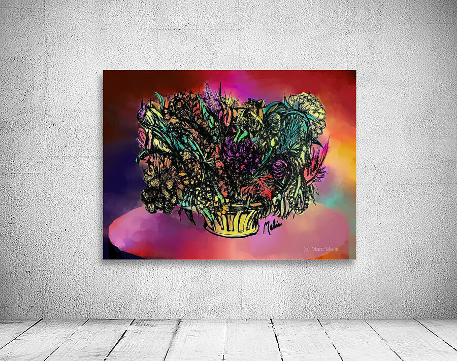 Wildflower Bouquet FINAL signed  2 Wall Preview