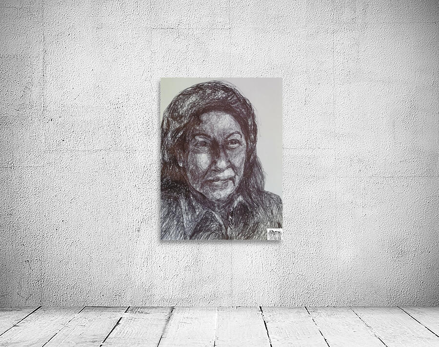Sketch Portrait | Marc Melis Wall Preview
