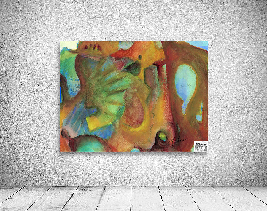 Abstract Mango 1 Wall Preview