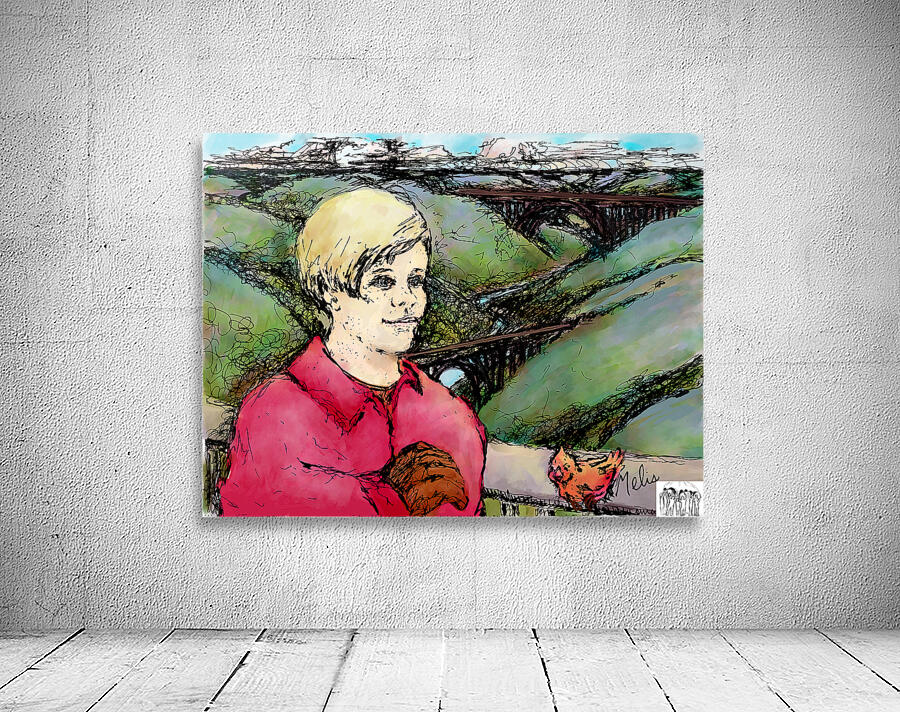 Child at New River   final 9 1 2024 final x 2 w Wall Preview