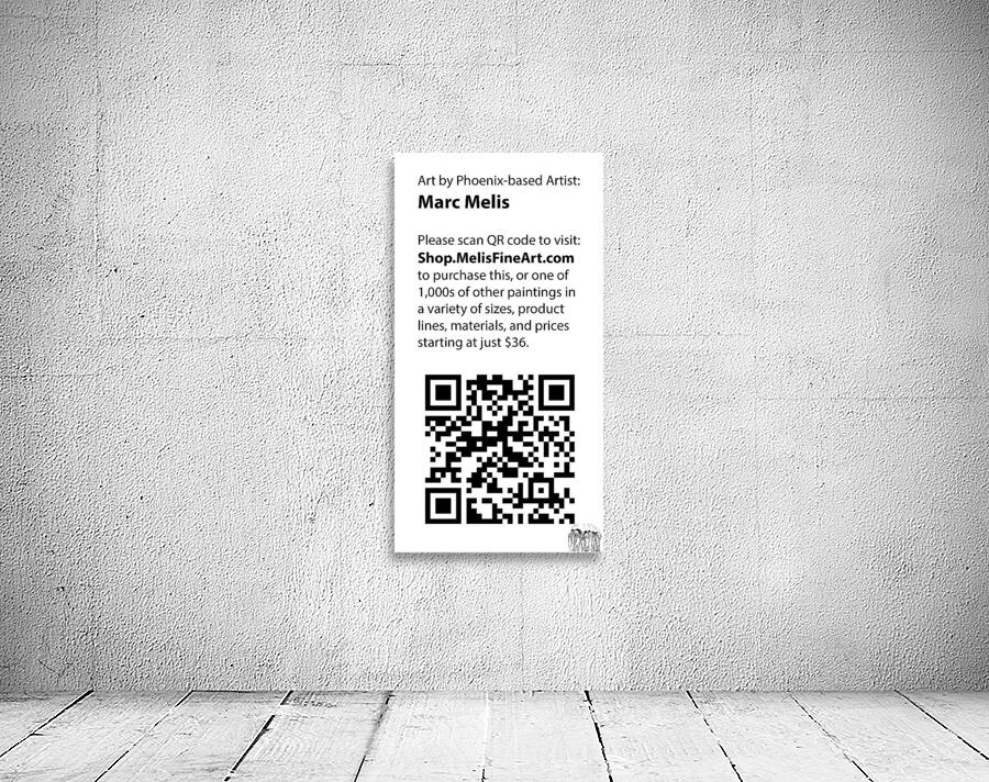 QR code and Artist Info for West Alley BBQ     Me Wall Preview