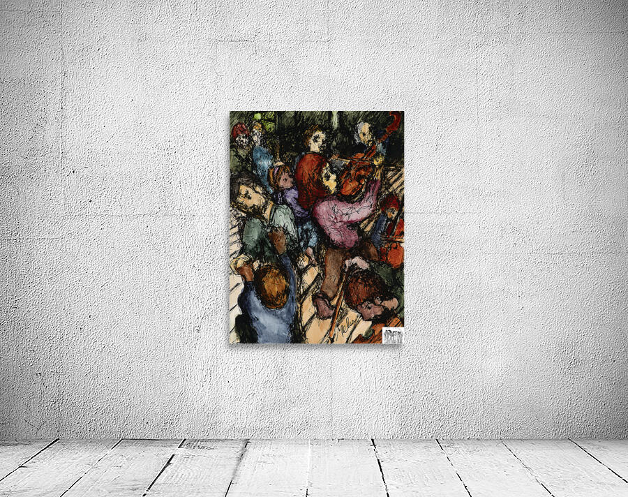 Shtetl Violinist  16x12 Marc  Melis   20250617 Wall Preview