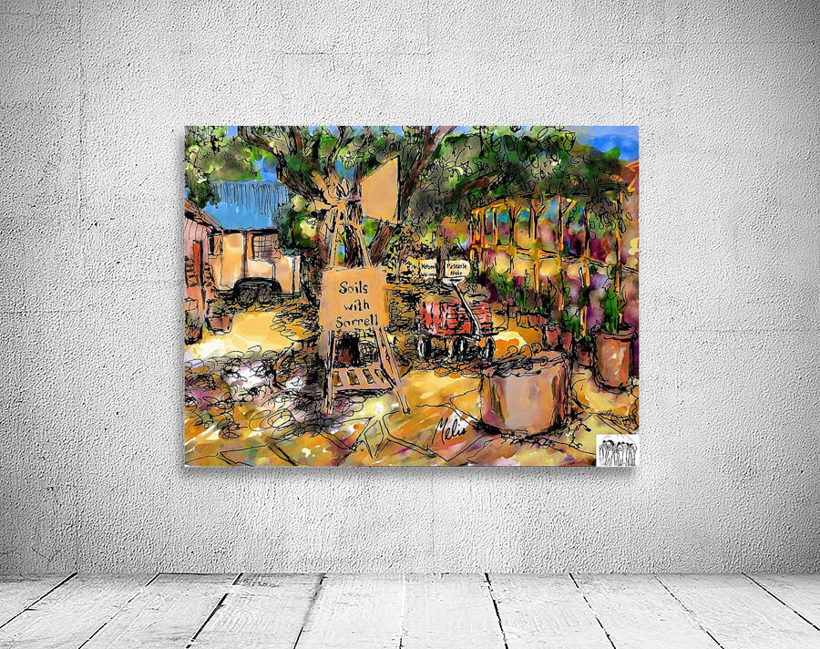 3 by 4 aspect ratio --- original jpg from photo of black and white micron Wall Preview