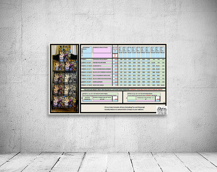 Art Fair 9-2025 Pricing Summary Sheet   MINUS 15 per Wall Preview