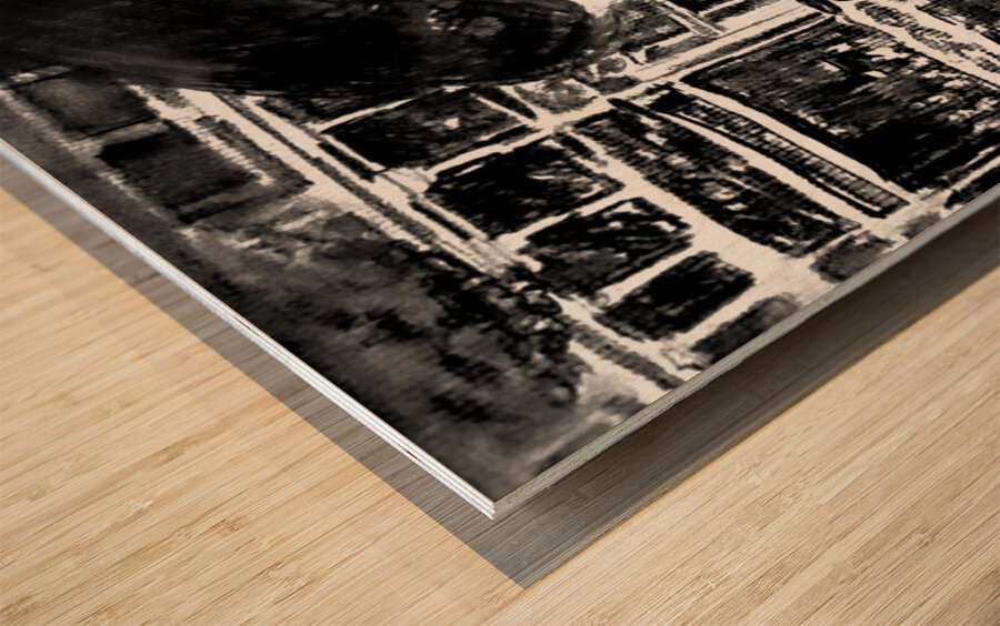 Sketch Portrait | Marc Melis Wood print