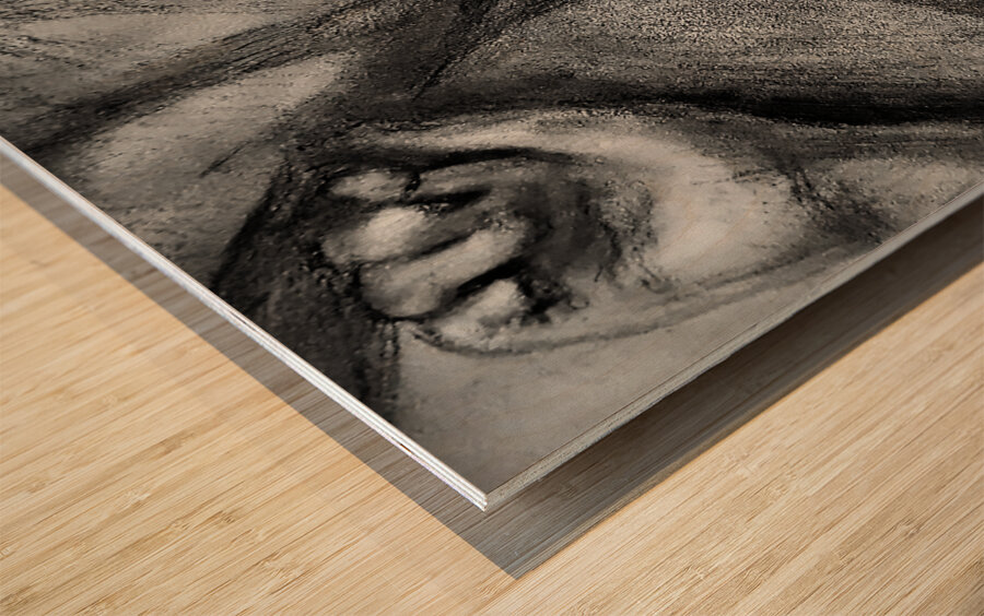 Sketch Portrait | Marc Melis Wood print