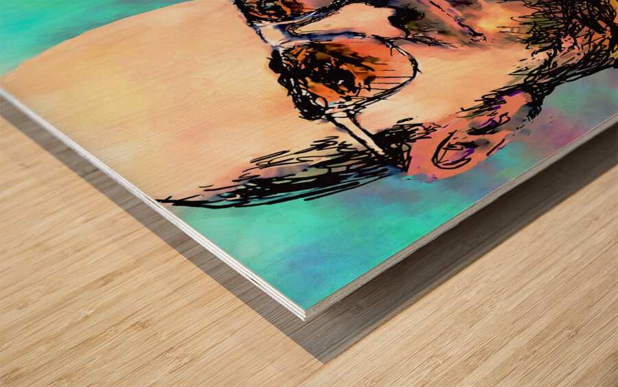 DANNYA 1 Impression sur bois