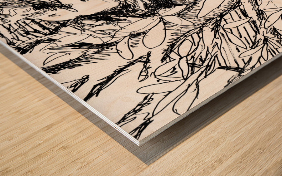 Porch Nap     20240521 220124 2 EDIT Wood print