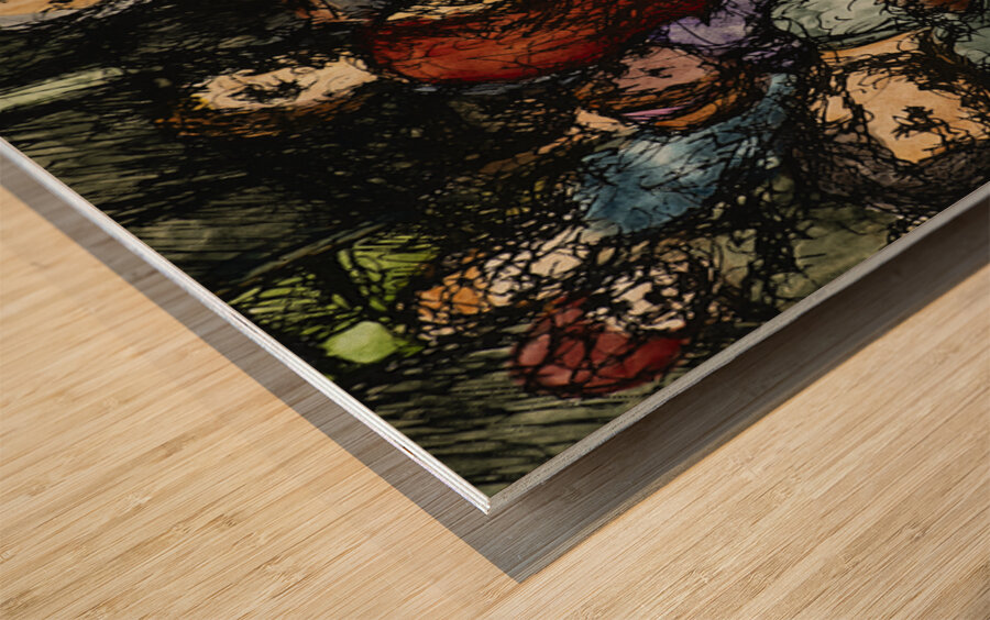 Shtetl Violinist  16x12 Marc  Melis   20250617 Wood print