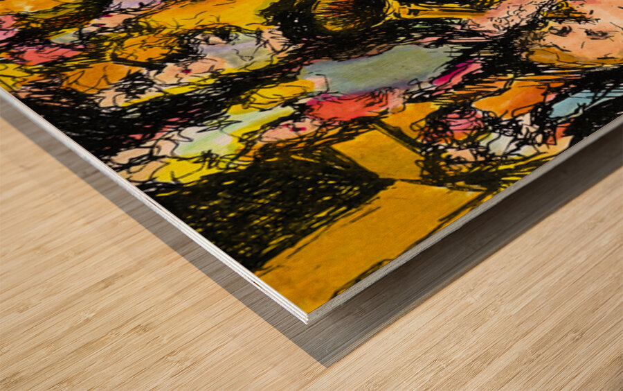 JAZZ NIGHT OPT Wood print