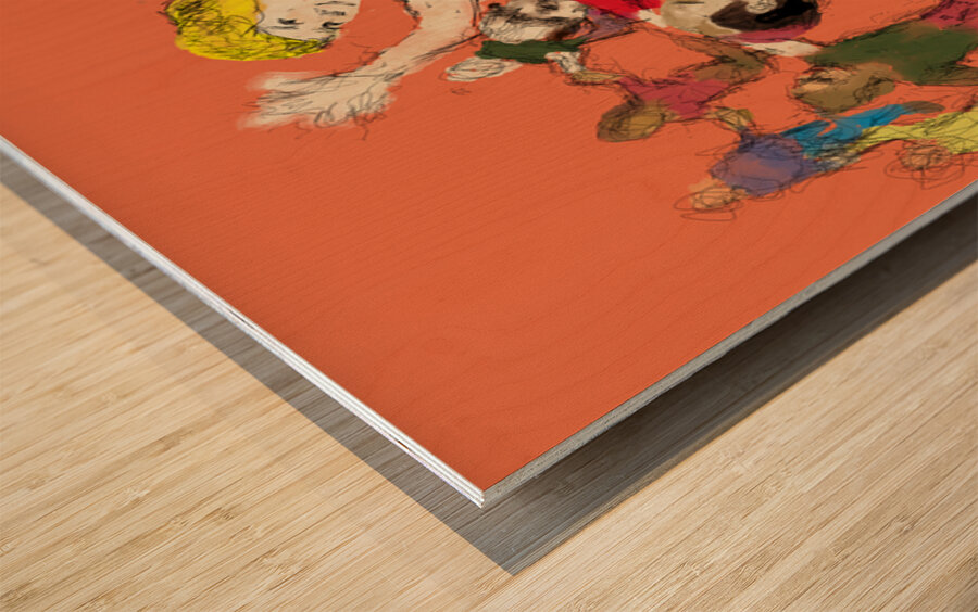 3 by 4 aspect ratio     have nagela finished oran Wood print