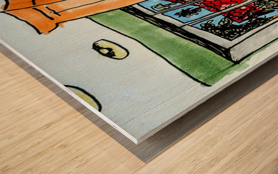 3 by 4 aspect ratio     kitchen     20230805 0026 Wood print