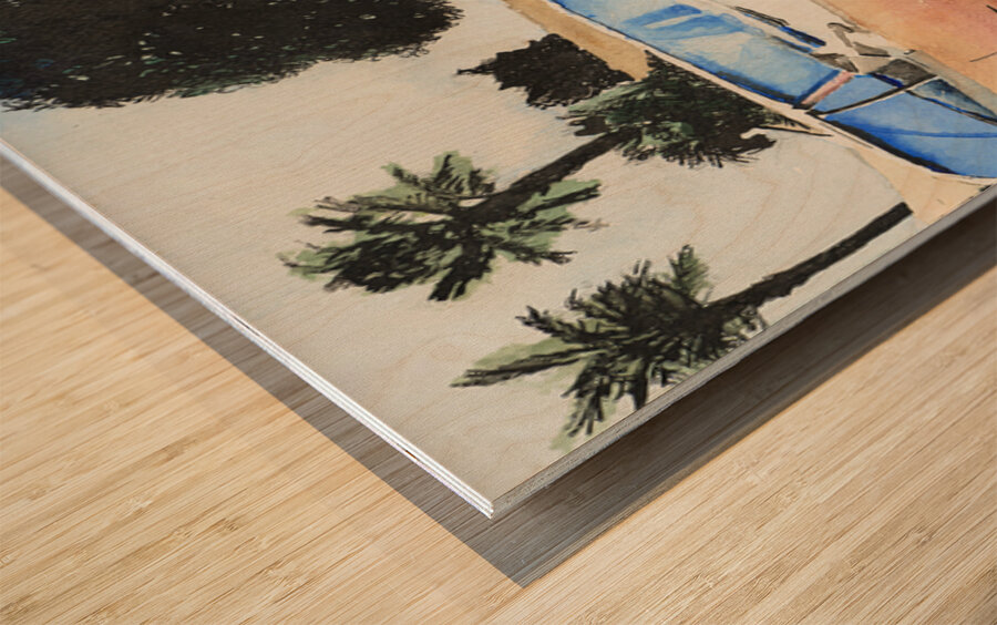 3 by 4 aspest ratio     1   Hooptie 14x10.125 Mar Wood print