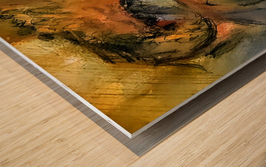 3 by 4 aspect ratio --- Abstract Tree   20240701 181546 4 Wood print