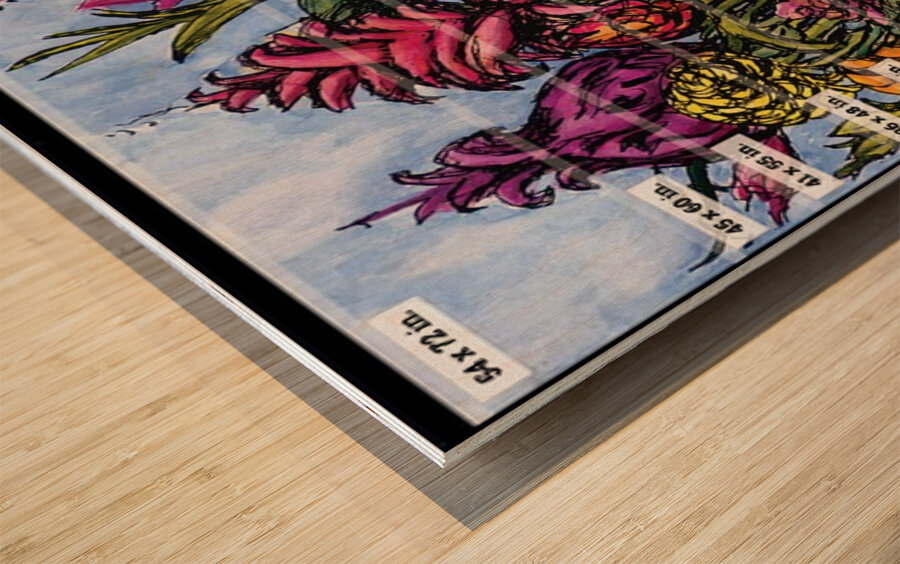 Art Fair Marketing Material   Sizng Example Canva Wood print