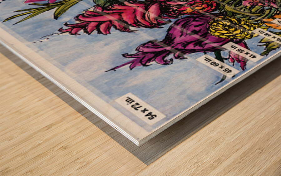 Art Fair Marketing Material   Sizng Example Canva Wood print