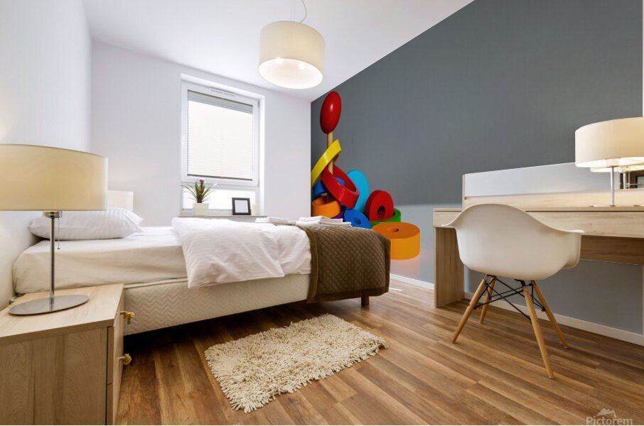 Shaped Mural print