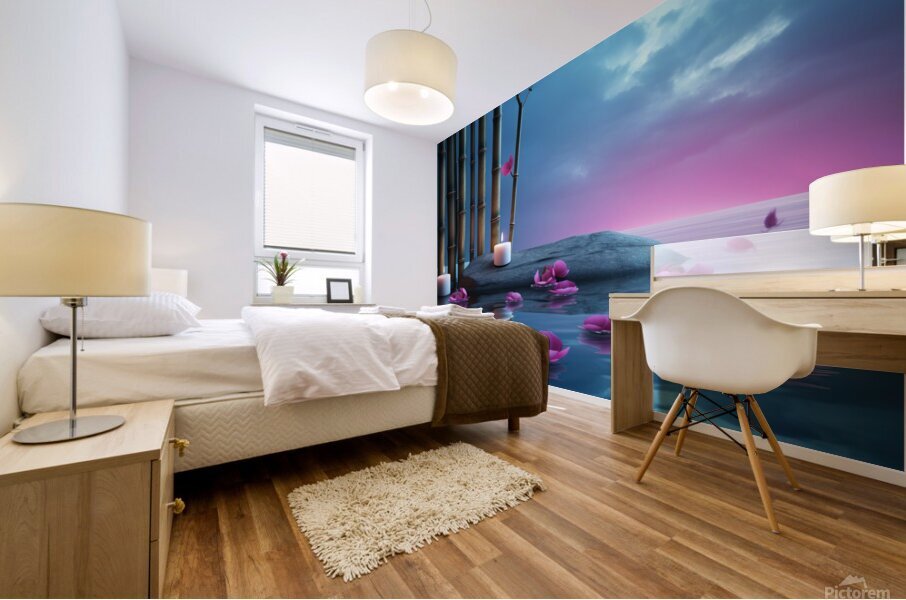 calm flow Mural print