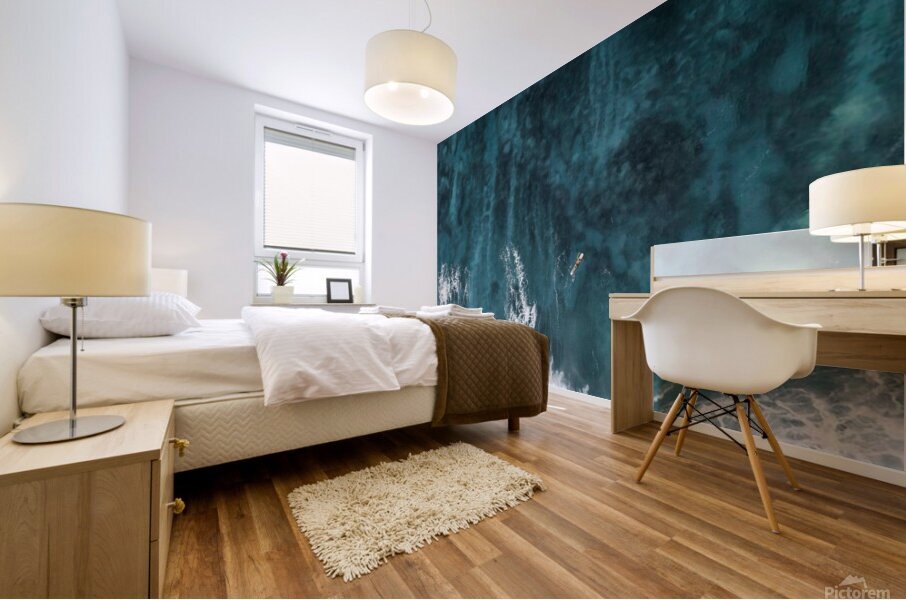 Abstract Waves Mural print