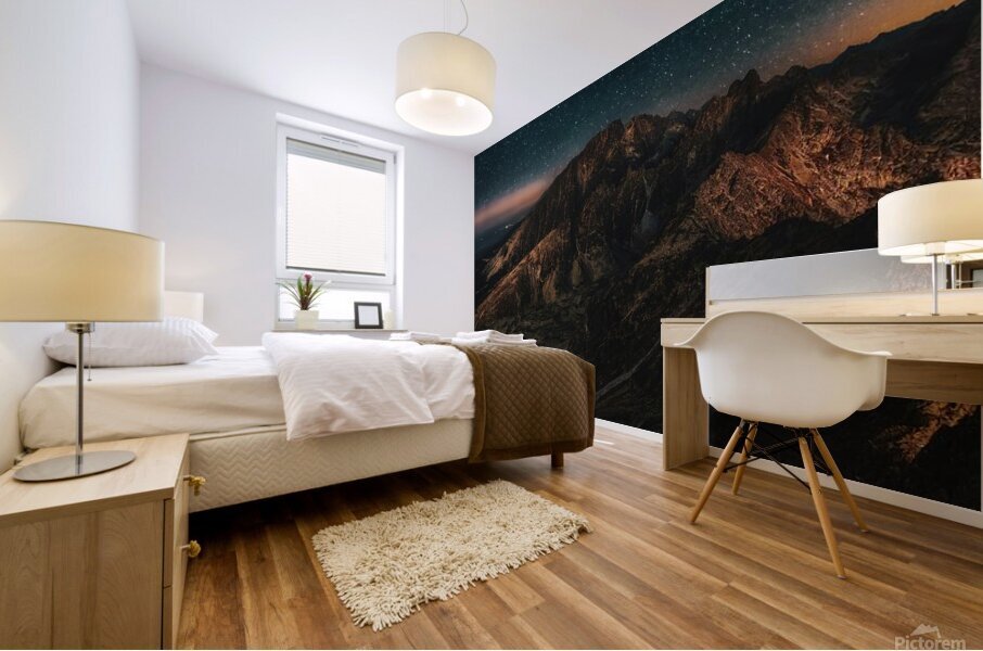 Night stars Mural print