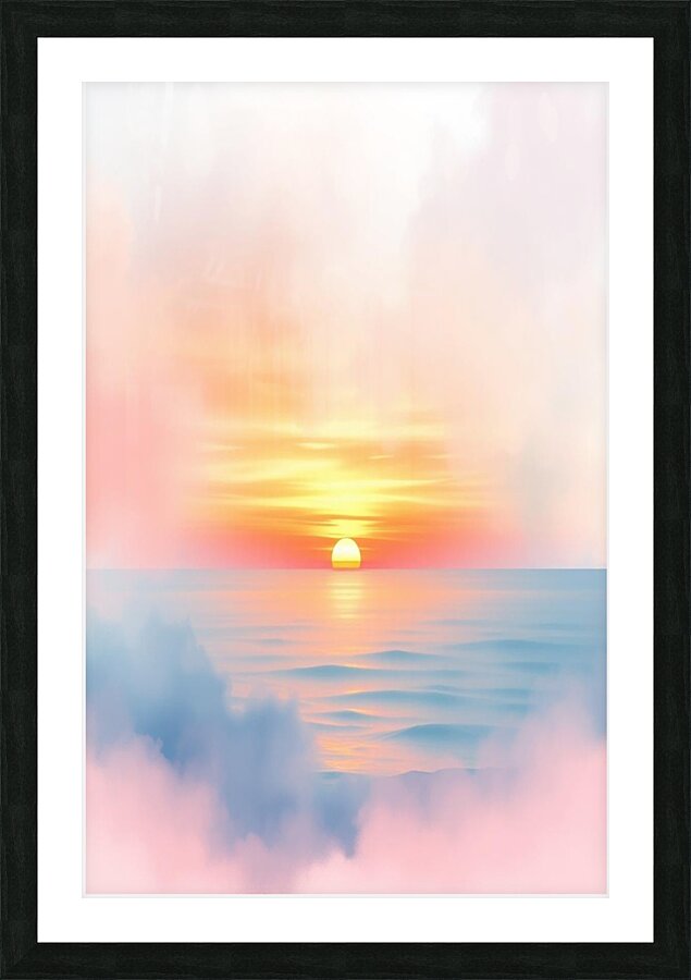 Sunset glow Picture Frame print