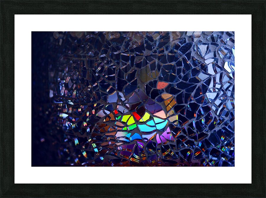 Broken mirror Picture Frame print